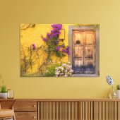 木製の出入り口 キャンバスプリント (インサイチュ (リビング))