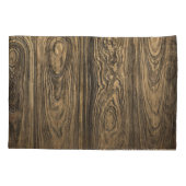 木製の厚板、自然な質感の背景。 枕カバー (裏面)