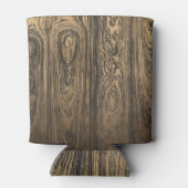 木製の厚板、自然な質感の背景。 缶クーラー (裏面)