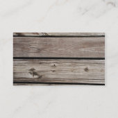 木製の名刺 名刺 (裏面)