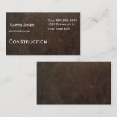 木製の名刺 名刺 (正面/裏面)