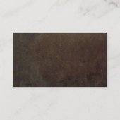 木製の名刺 名刺 (裏面)