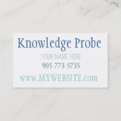 木製の名刺 名刺 (裏面)