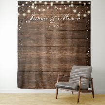 木製の壁の背景 - 結婚式の写真用背景