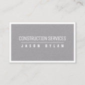 木製の家具によってインスパイア組み立てられた灰色白 名刺 (正面)