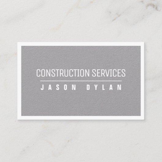 木製の家具によってインスパイア組み立てられた灰色白 名刺 (正面)