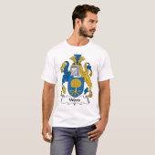 木製の家紋 Tシャツ (正面フル)