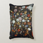 木製の容器の花ヤン・ブルーゲル長老 アクセントクッション (正面(垂直))