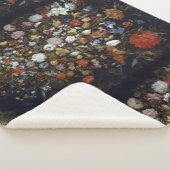 木製の容器の花ヤン・ブルーゲル長老 シェルパブランケット (3/4)