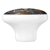 木製の容器の花ヤン・ブルーゲル長老 セラミックノブ (側面)