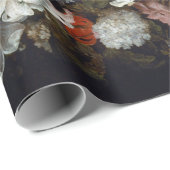 木製の容器の花（Jan Brueghel著） ラッピングペーパー (ロールコーナー)