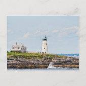 木製の島ライト郵便はがき ポストカード (正面)