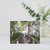 木製の手すりポストカード ポストカード (スタンド正面)