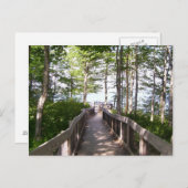 木製の手すりポストカード ポストカード (正面/裏面)