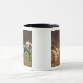 木製の木びき1848年 マグカップ (中央)