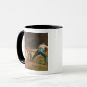 木製の木びき1848年 マグカップ (正面左)