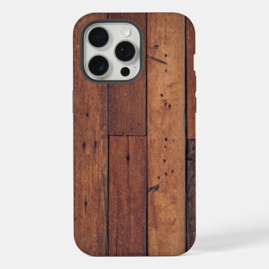 木製の板 iPhoneケース (裏面)