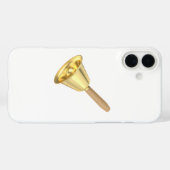 木製の柄を持つ金色のハンドベル Case-Mate iPhoneケース (裏面 (横))