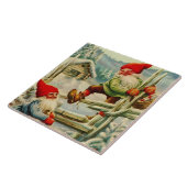 「木製の柵を越えて」ジェニー·ナイストロムの格言 タイル (側面)