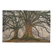 木製の樹皮の木の秋の運命の運命 枕カバー (裏面-左)