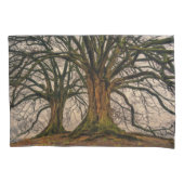 木製の樹皮の木の秋の運命の運命 枕カバー (正面左)