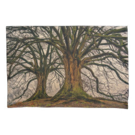 木製の樹皮の木の秋の運命の運命 枕カバー