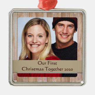 木製の正方形のカスタマイズ可能な写真オーナメント メタルオーナメント