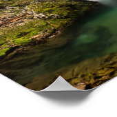 木製の歩道を介してヴィンガル渓谷キャニオン ポスター (角)