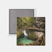 木製の歩道を介してヴィンガル渓谷キャニオン マグネット (正面/裏面)