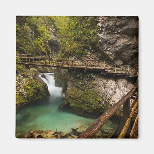 木製の歩道を介してヴィンガル渓谷キャニオン マグネット (正面)