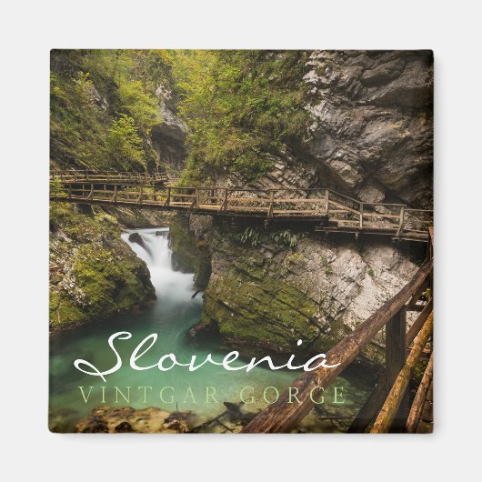 木製の歩道を介してヴィンガル渓谷キャニオン マグネット (正面)