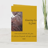 木製の涙 カード (裏面)