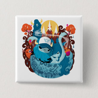 木製の獣 缶バッジ