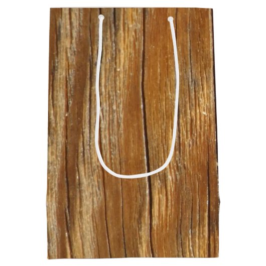 木製の穀物のギフトバッグ ミディアムペーパーバッグ (裏面)