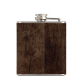 木製の穀物の効果の陰陽のドラゴン フラスク (裏面)