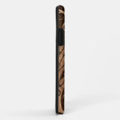 木製の穀物の効果の飛んでいるな陰陽のドラゴン Case-Mate iPhoneケース (裏面/右)