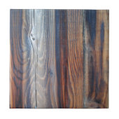 木製の穀物の詳細 タイル (正面)