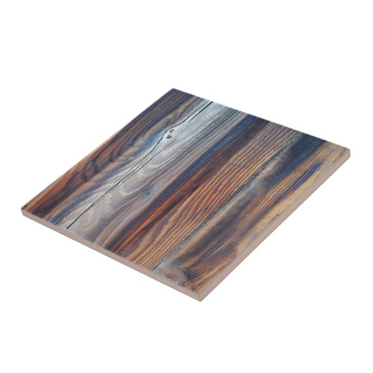 木製の穀物の詳細 タイル (側面)