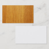 木製の穀物パターン 名刺 (正面/裏面)