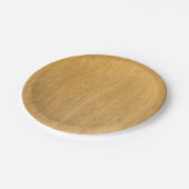 木製の穀物 ペーパープレート (アングル)