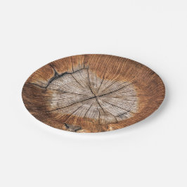 木製の穀物 ペーパープレート