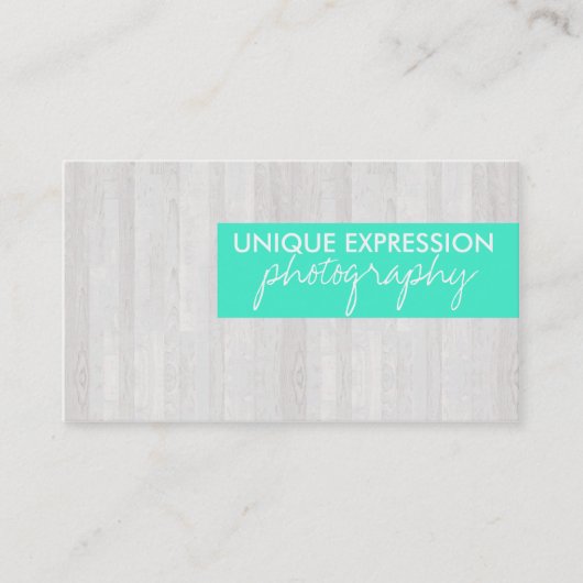 木製の穀物 名刺 (正面)