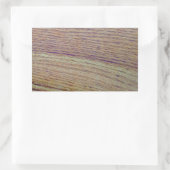 木製の穀物 長方形シール (バッグ)