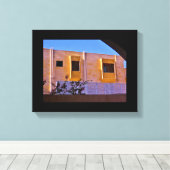 木製の窓カバー キャンバスプリント (インサイチュ (ウッドフロア))