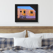 木製の窓カバー キャンバスプリント (インサイチュ (寝室))