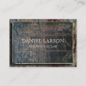 木製の織り目加工の上げられた専門の名刺 名刺 (正面)