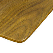 木製の背景に文字を加えて下さい カッティングボード (角)