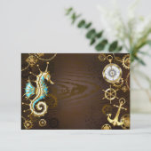 木製の背景（メカニカルシーホース付き） エンクロージャーカード (スタンド正面)