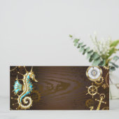 木製の背景(メカニカルシーホース付き) カード (スタンド正面)