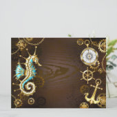 木製の背景（メカニカルシーホース付き） カード (スタンド正面)